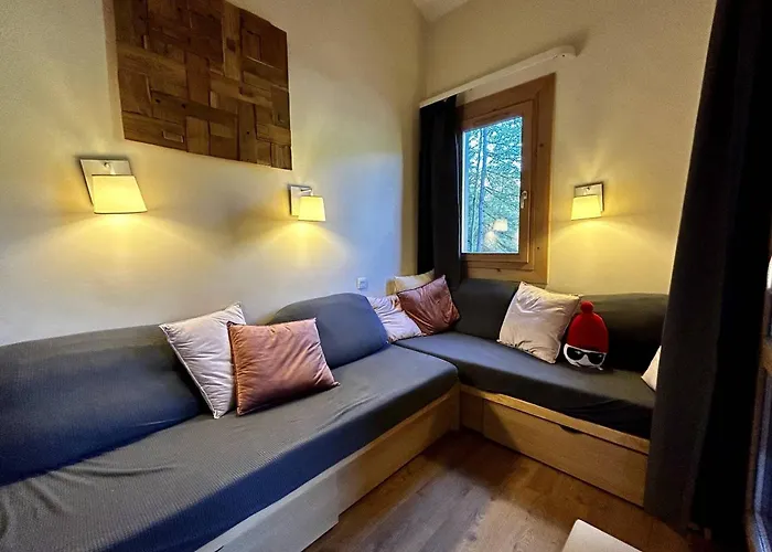 Duplex Chaleureux A Plagne 1800 - Fr-1-351-211 *